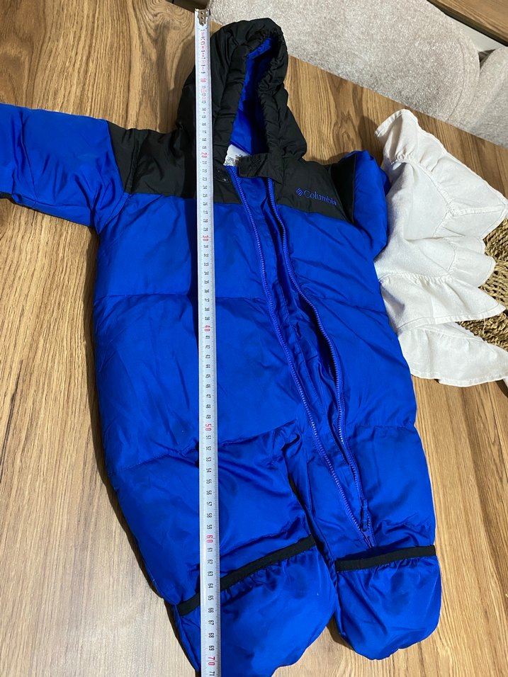 Colombia Erkek Bebek Mavi Fermuarlı Tulum - Görsel 3