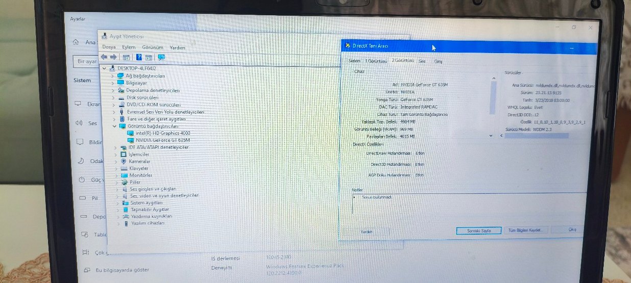 CASPER NİRVANA GRAFİK CANAVARİ_ İ7 _8GB RAM_2GB EK_128SSD+500 HD - Görsel 3