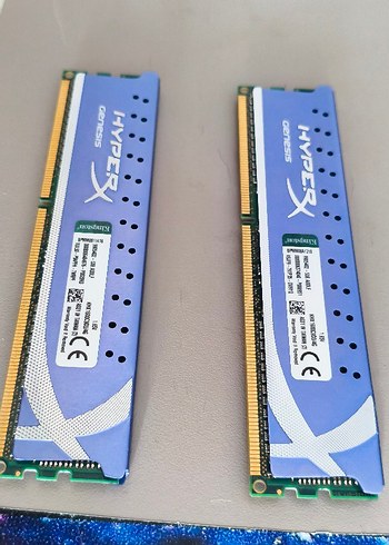 KİNGSTON HyperX 8GB DDR3 RAM SOGUTMALİ DUAL KİT..SİFİR AYARİNDA - Görsel 2