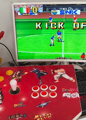 Retro Oyun Konsolu OZEL URETİM.CİFT KOLLU BUYUK BOY.. - Görsel 4