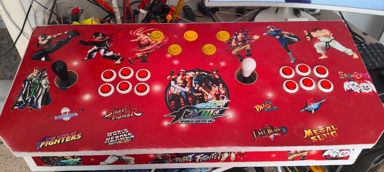 Retro Oyun Konsolu OZEL URETİM.CİFT KOLLU BUYUK BOY.. - Görsel 2