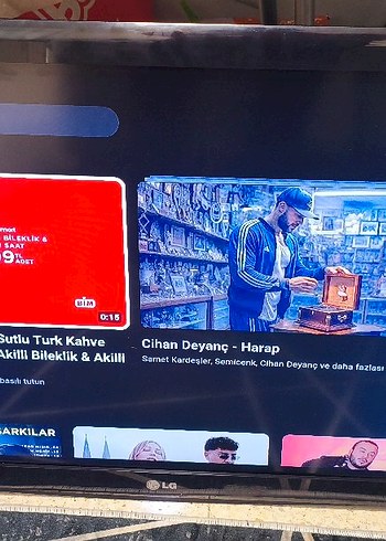 107 CM LG FULL HD LED TV İNCE KASA+ 4K ANDROİD TV+ UYDU ALİCİ.. - Görsel 3