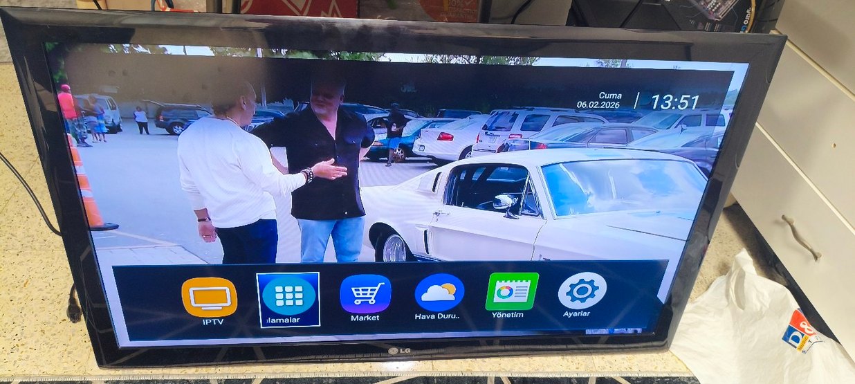 107 CM LG FULL HD LED TV İNCE KASA+ 4K ANDROİD TV+ UYDU ALİCİ.. - Görsel 2