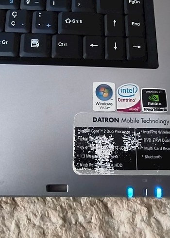 DATRON Dizüstü.. Core 2 _4gb ram_1gb ek. - Görsel 2