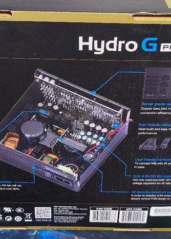 OZEL SERİ.Hydro G Pro 850W Güç Kaynağı_GOLD_80 PLUS_MODULER - Görsel 2