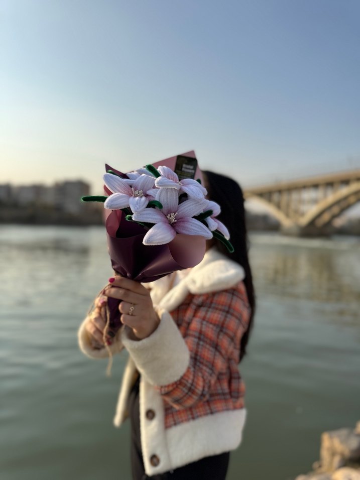 Yapay Lilyum Çiçek - Görsel 5