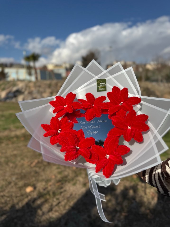 Aynali Yapay Çiçek Buketi - Görsel 2