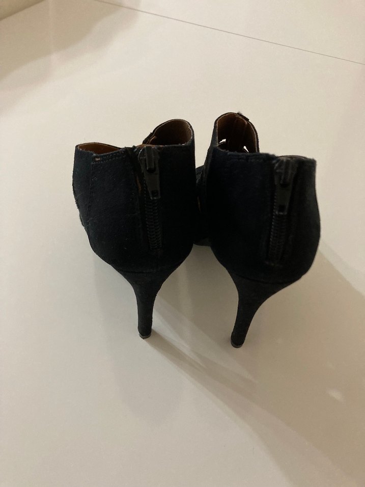 Siyah Desenli Kadın Kalem Topuklu Ayakkabı - Görsel 3