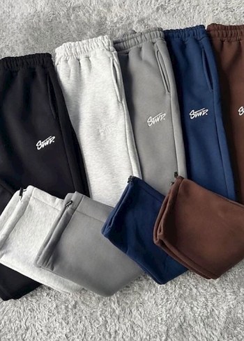 Baggy Rahat Kesim Erkek Eşofman Altı - Görsel 8