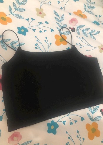 Siyah Minimalist Bralet