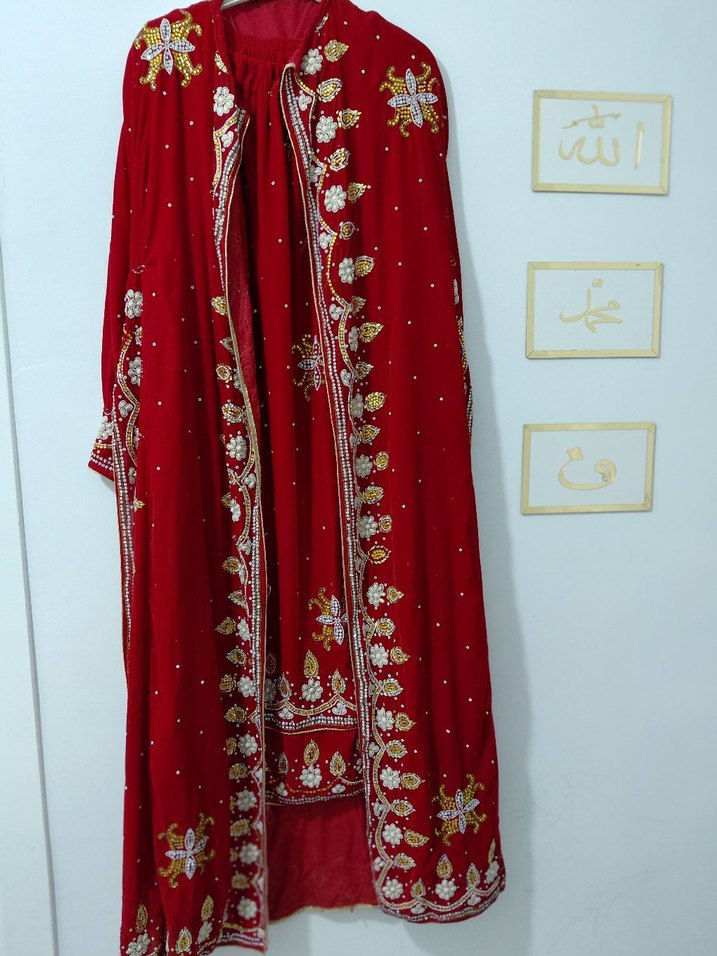 Kadife  yöresel kaftan - Görsel 3