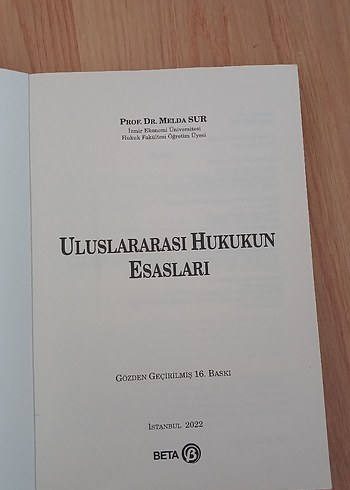 Uluslararası Hukukun Esasları - Prof. Dr. Melda Sur