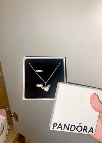 Pandora Çift Sıra Halka Küpe