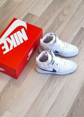 Nike Nike Beyaz Mavi Spor Ayakkabı