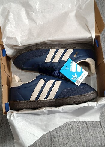 36 Beden lacivert Renk Lacivert Adidas Samba Kadın Spor Ayakkabı