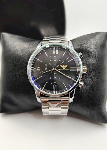 Emporio Armani Siyah Celik Erkek Kol Saati