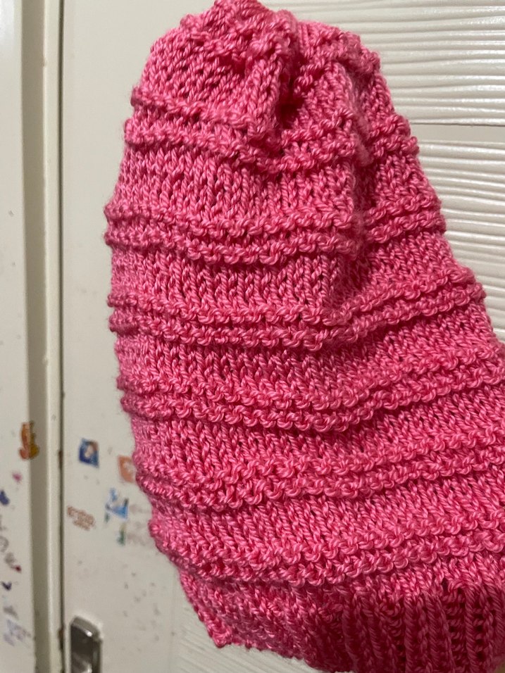 Pembe El Örgsü Kadın Bere - Görsel 2