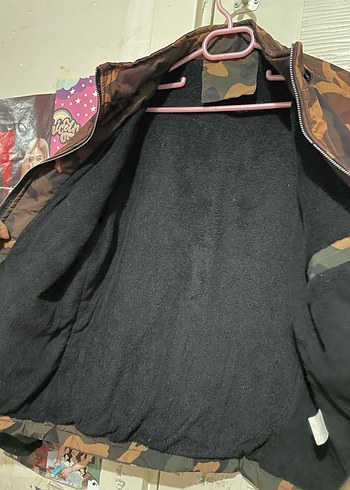 Erkek kamuflaj desenli mont - Görsel 4