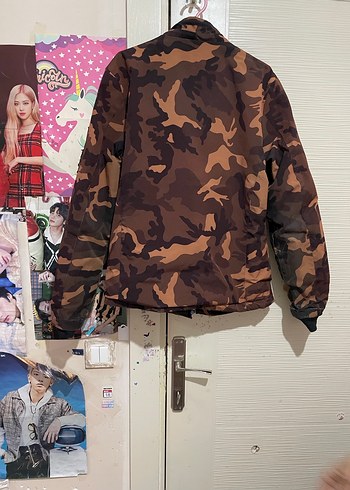 Erkek kamuflaj desenli mont - Görsel 5