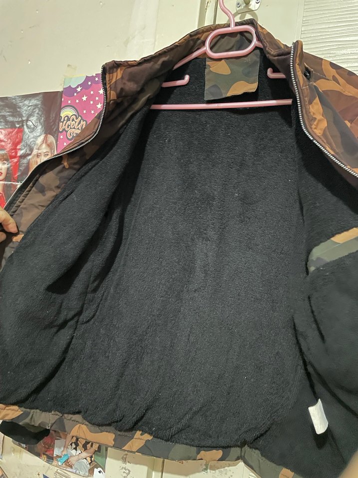 Erkek kamuflaj desenli mont - Görsel 4