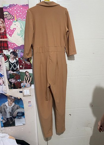 Kadın Uzun Kollu Tulum - Görsel 3