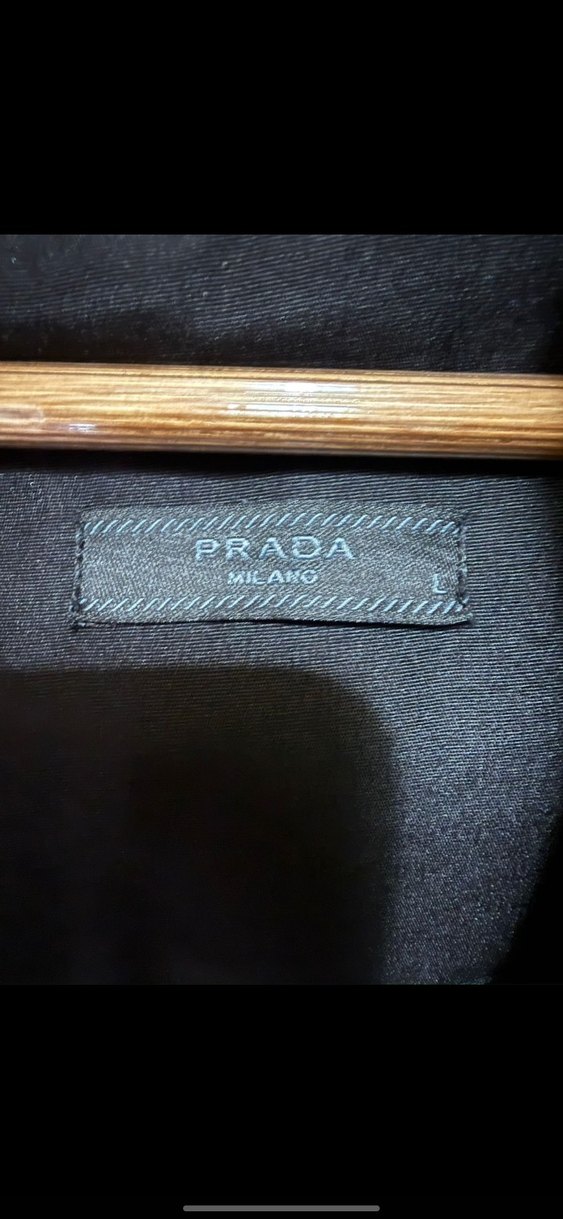 Prada Siyah Fermuarlı Erkek Ceket - Görsel 2