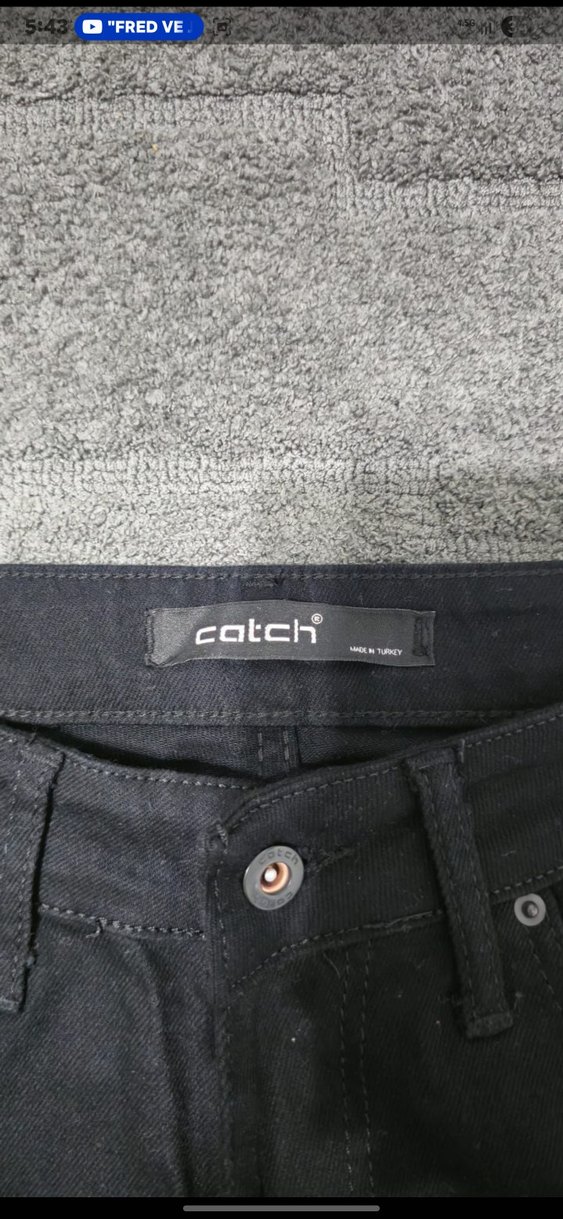 Catch Siyah Denim Pantalon - Görsel 3