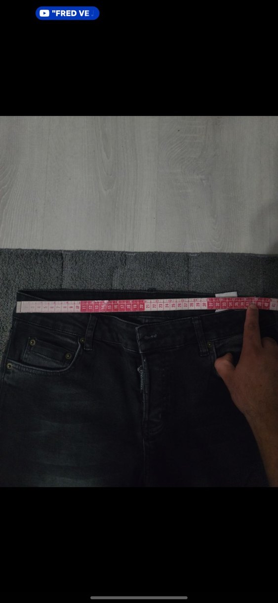 Erkek Siyah Kot Pantalon - Görsel 4