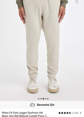 Defacto Bej Loose Fit Jogger Eşofman Altı - Görsel 3