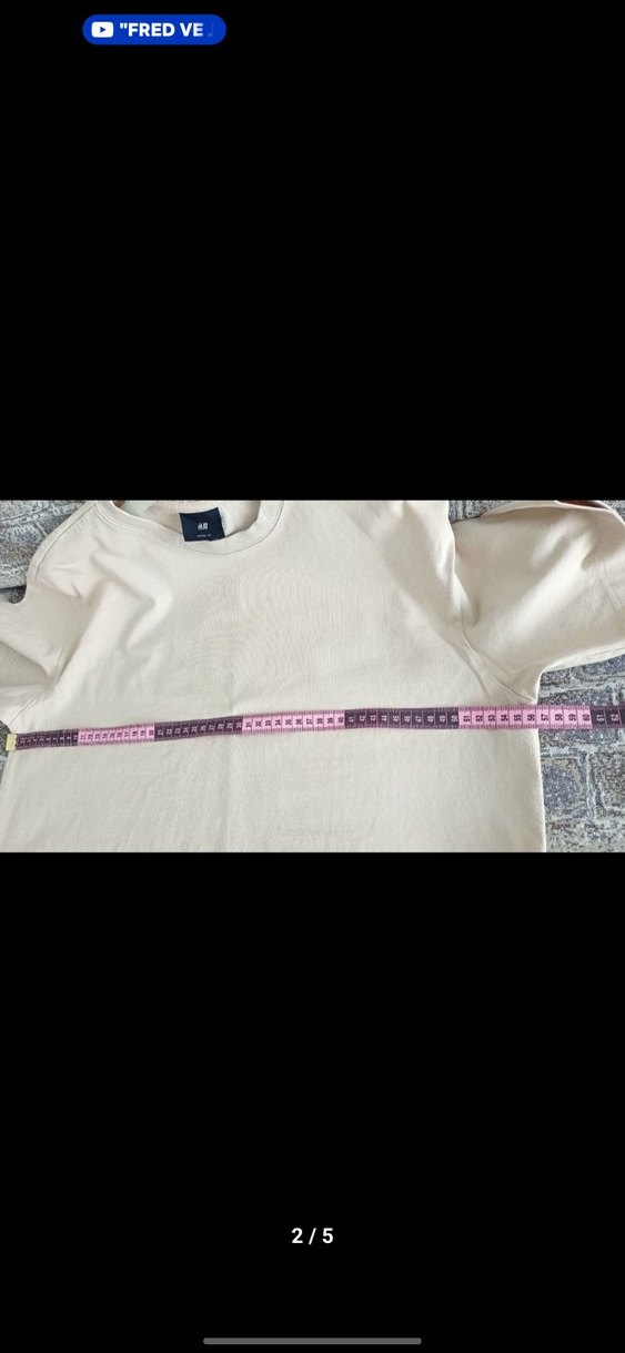 H&M Bej Tshirt - Görsel 2