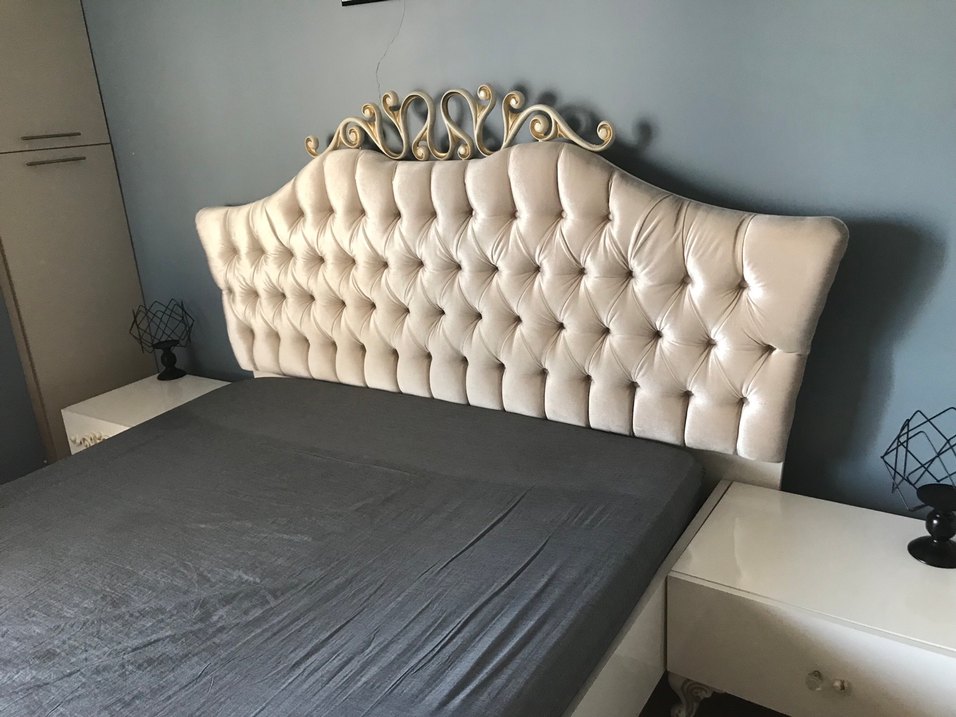 Gri Baskılı Yatak Örtüsü - Görsel 2