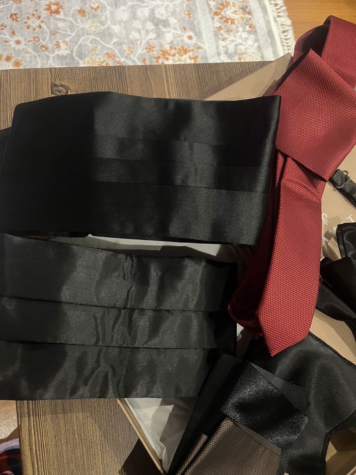 Koyu Bordo Erkek Papyon - Görsel 4