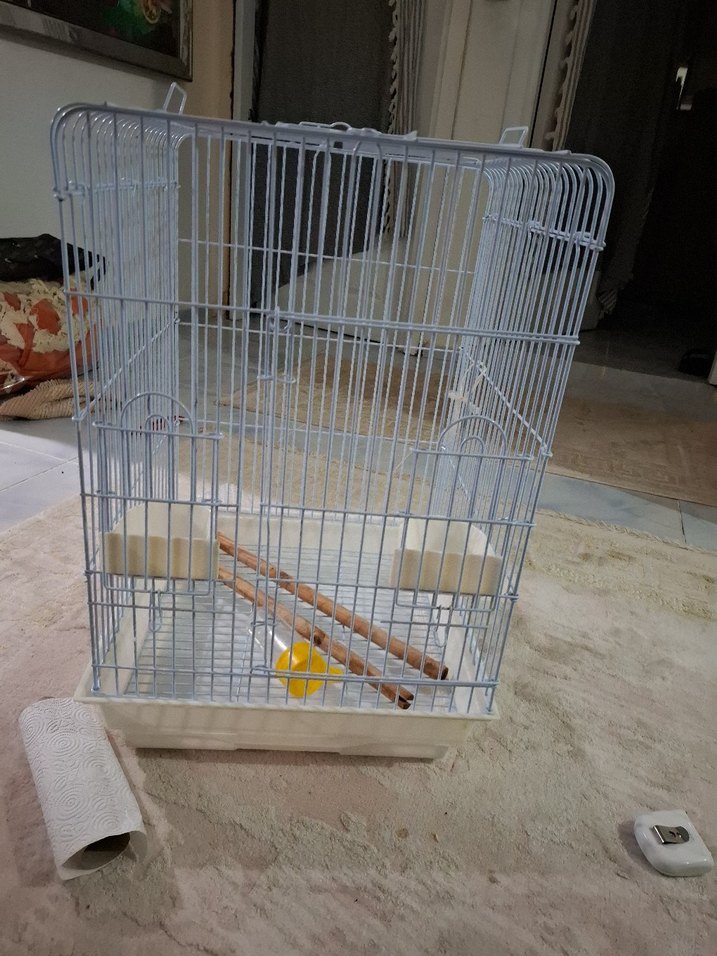 Gri Metal Evcil Hayvan Kafesi - Görsel 3