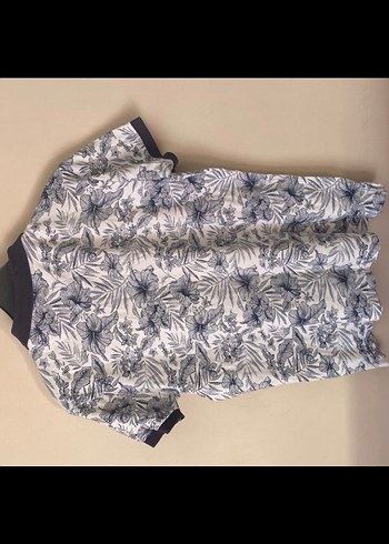 Gri Desenli Erkek Polo Tişört - Görsel 2