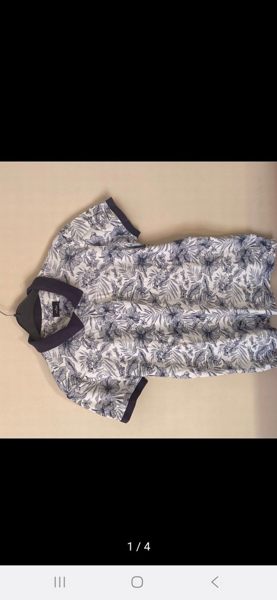 Gri Desenli Erkek Polo Tişört - Görsel 4