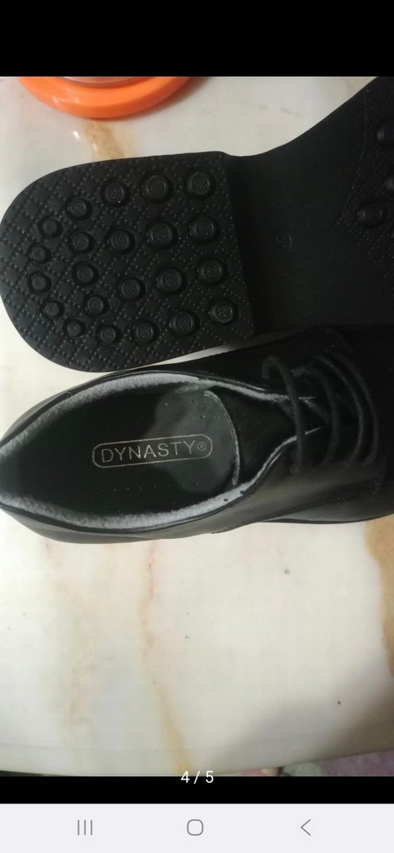 Düğmeli Siyah Erkek Klasik Ayakkabı - Görsel 5