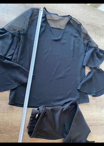 Uzun Siyah Gotik Kadın Abiye Elbise - Görsel 5