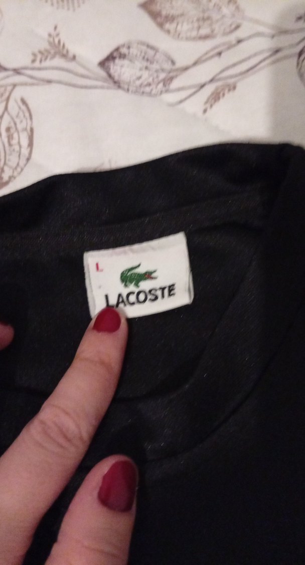 Lacoste Erkek Gri Streetwear Rozet - Görsel 2