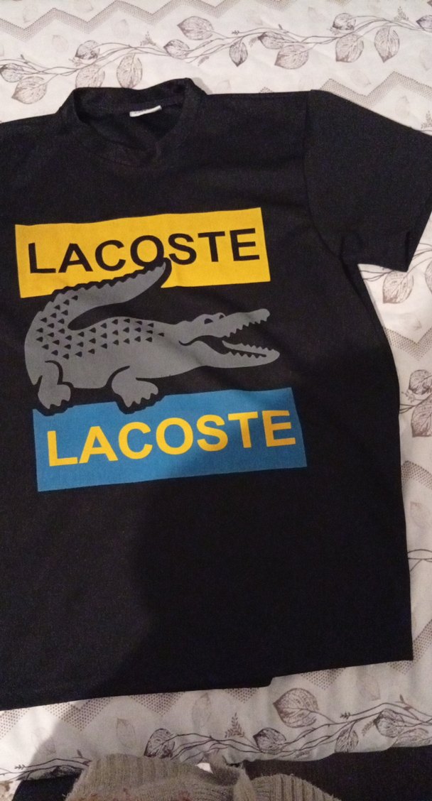 Lacoste Erkek Gri Streetwear Rozet - Görsel 4
