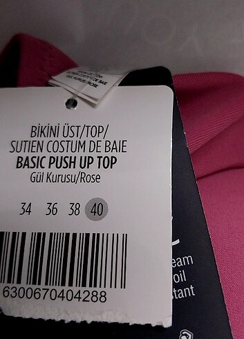 40 Beden Penti bikini üst L/40
