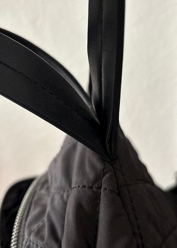 Pull and Bear Pembe Püsküllü Kadın Sırt Çantası - Görsel 6