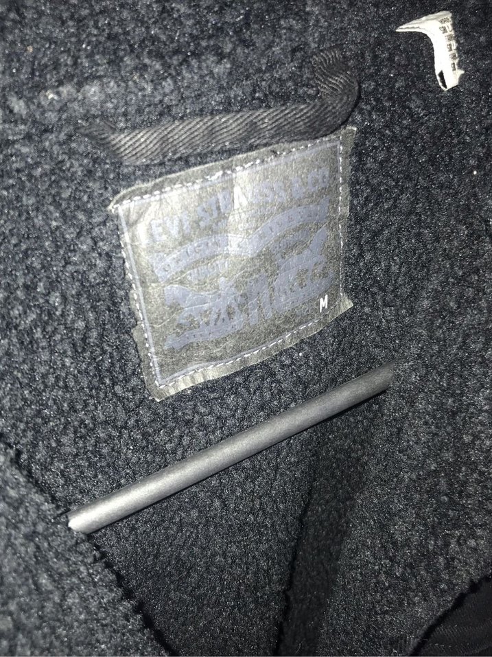 Levis Siyah Kadın İçi Polarlı Denim Ceket - Görsel 5