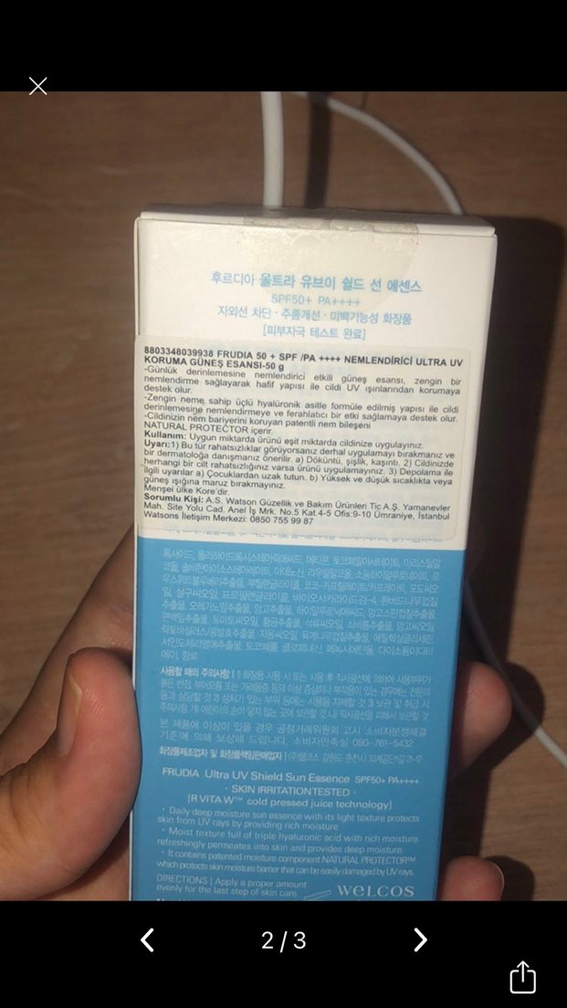 Frudia Nemlendirici Güneş Kremi SPF 50+ - Görsel 2