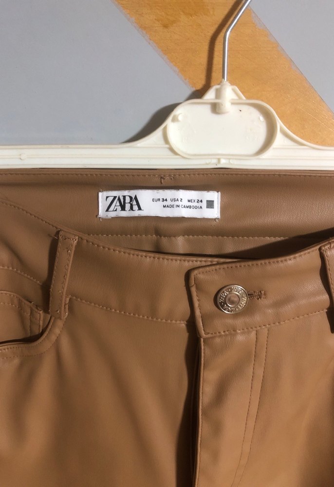 Zara deri pantolon - Görsel 2