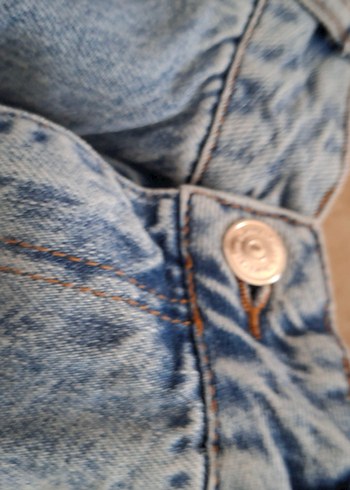 Koton Kadın Mavi Bol Kesim Denim Pantolon
