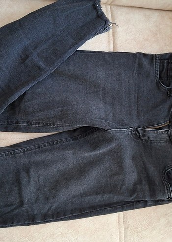 Gri Kadın Denim Pantolon