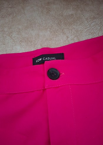 LC Waikiki Pembe Saten Salaş Uzun Kadın Pantolon