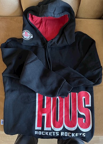 Siyah Kapüşonlu Sweatshirt