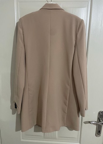 Diğer Bej Kadın Düğmeli Blazer Ceket