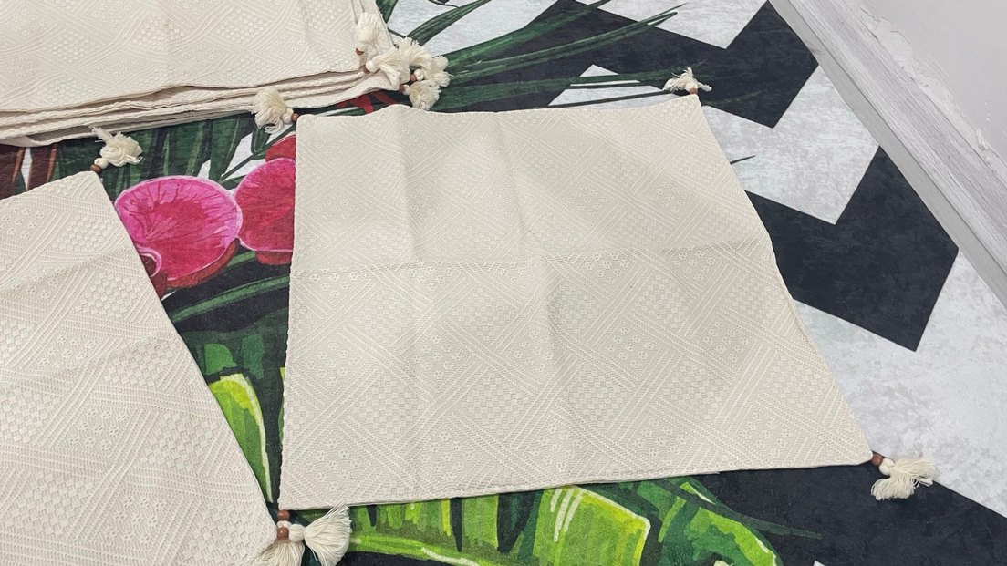 Bohem Tarzı Nakışlı Kırlent Kılıfı çift fiyatı - Görsel 2